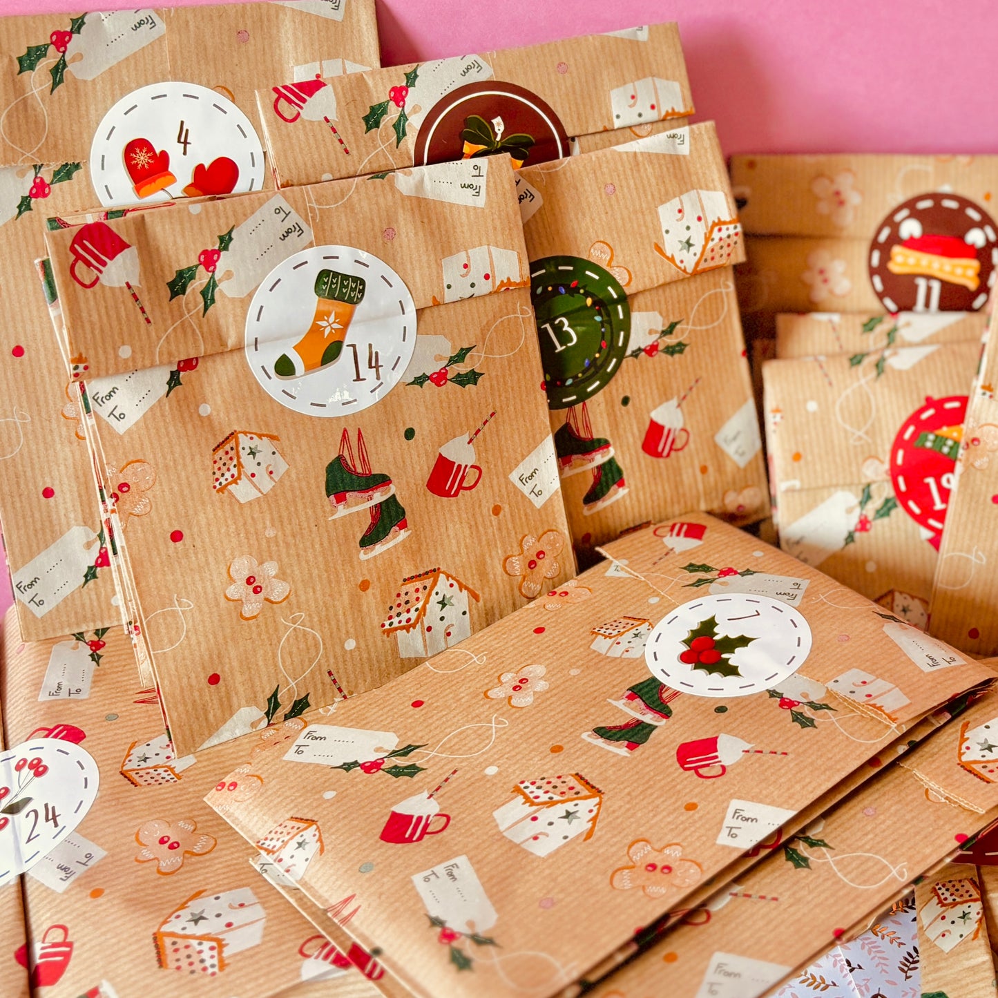 Calendrier de l'avent 24 cases