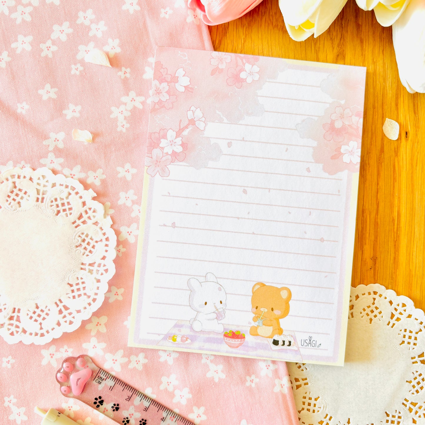 Bloc-notes Sakura - Usagi et Kuma