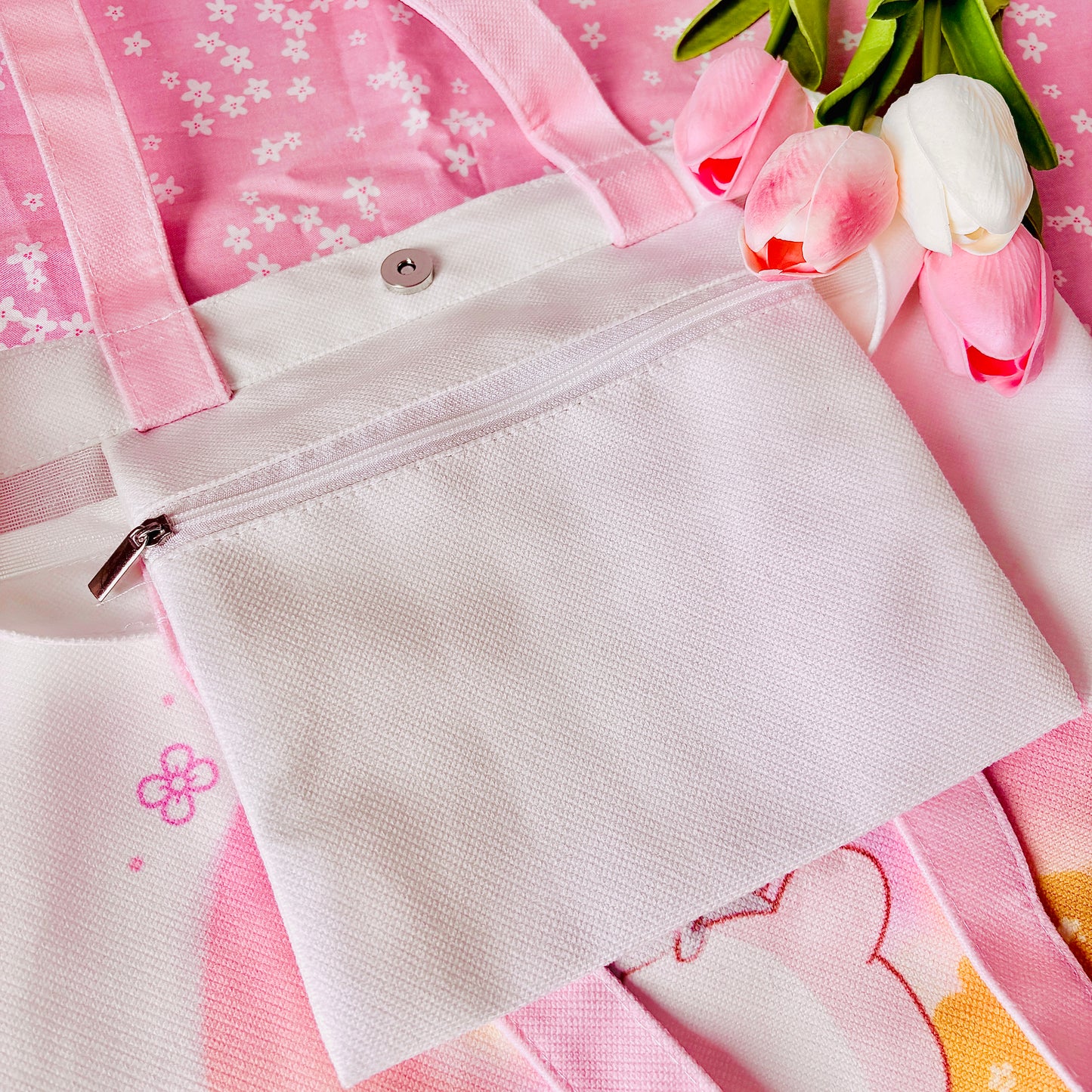 Tote Bag Usagi "Pawsitive vibes"