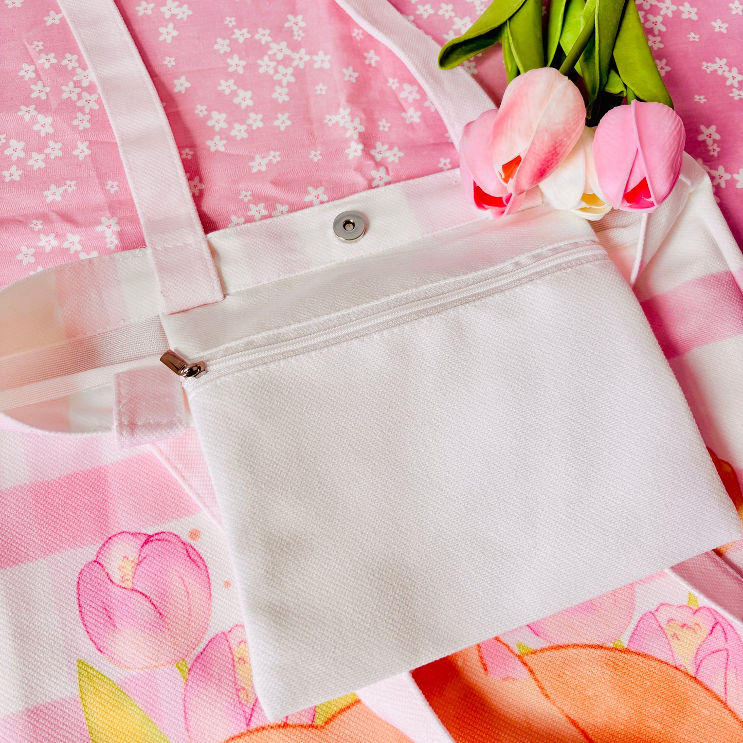Tote Bag Smoothie Tulipes