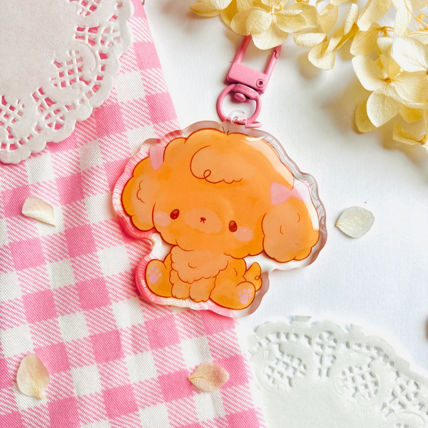 Porte-clefs Caniche