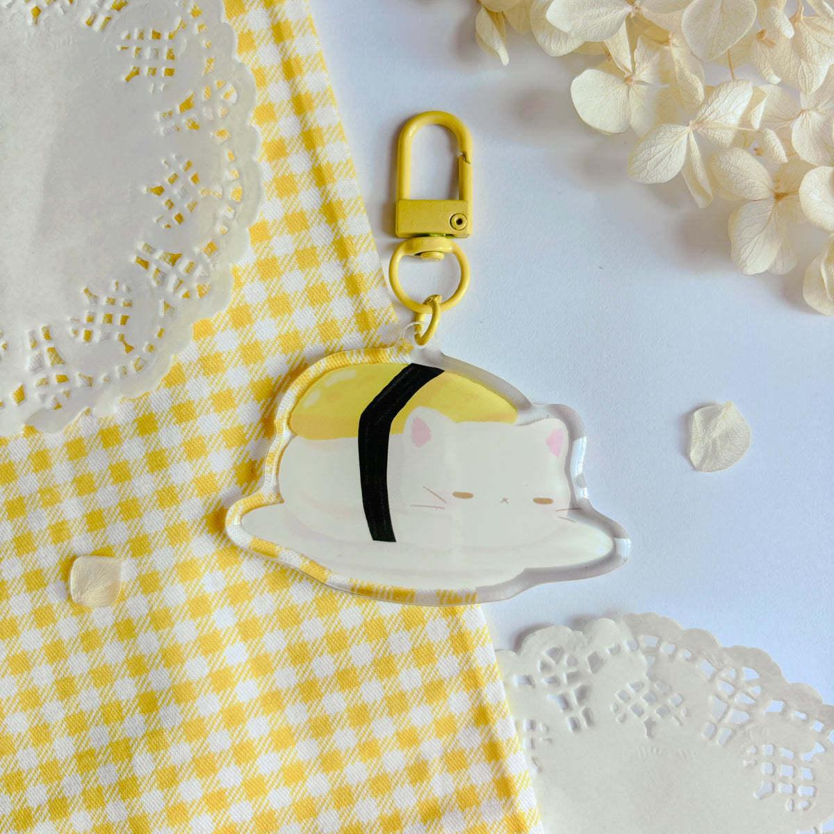Porte-clefs Sushi chat