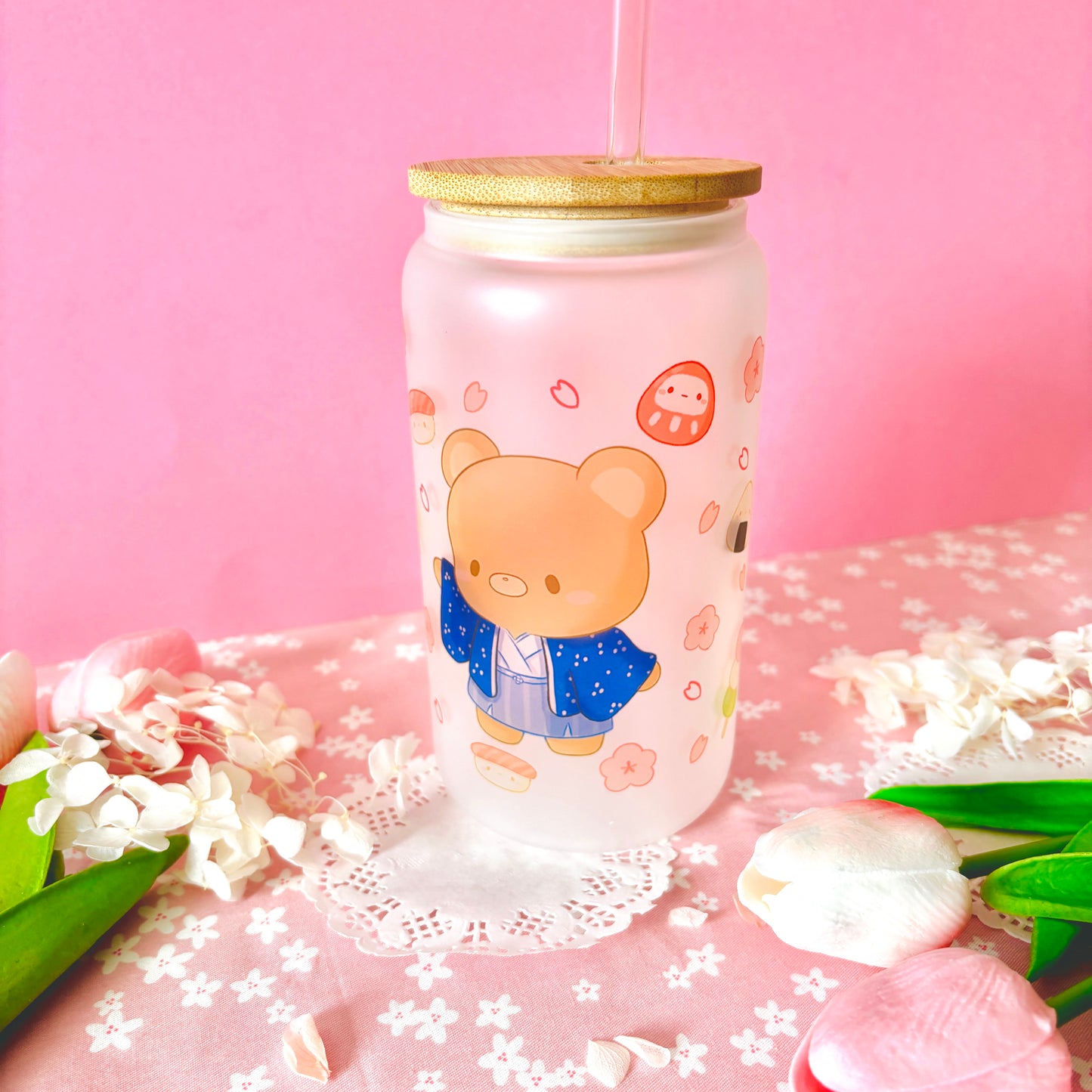 Verre Usagi et Kuma - Japon