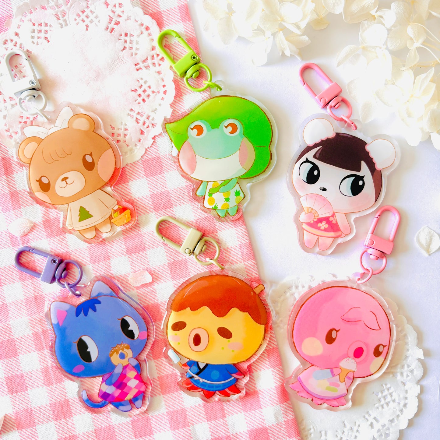 Porte-clefs Animal Crossing