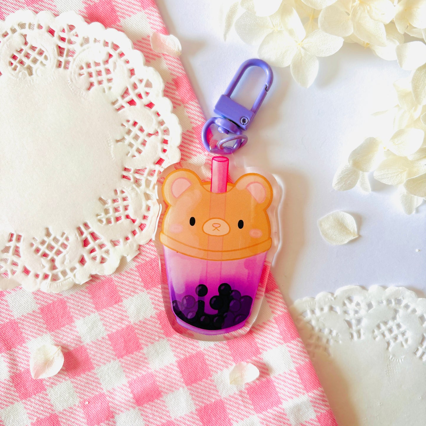 Porte-clefs Bubble Tea Kuma