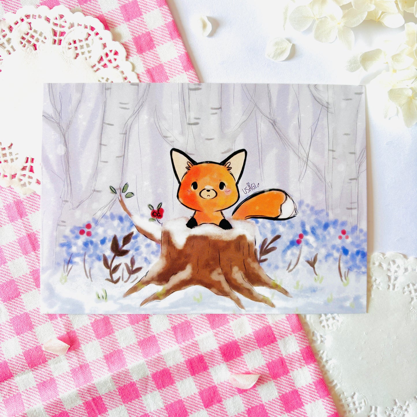 Carte Postale Renard