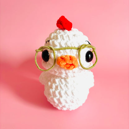 Amigurumi - Poule à lunettes