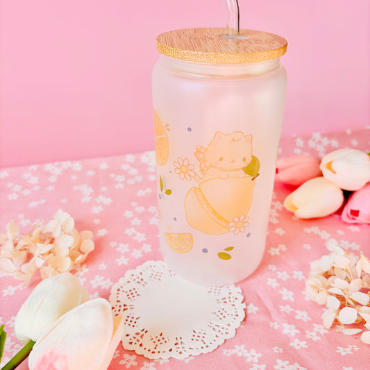 Verre Chats Citron