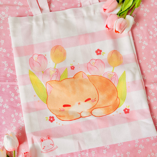 Tote Bag Smoothie Tulipes