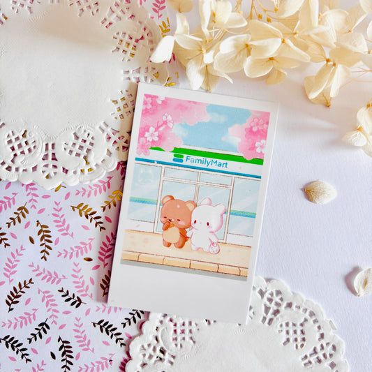 Polaroid Usagi et Kuma Konbini