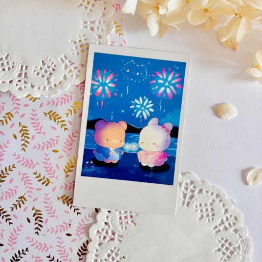 Polaroid Usagi et Kuma Tanabata