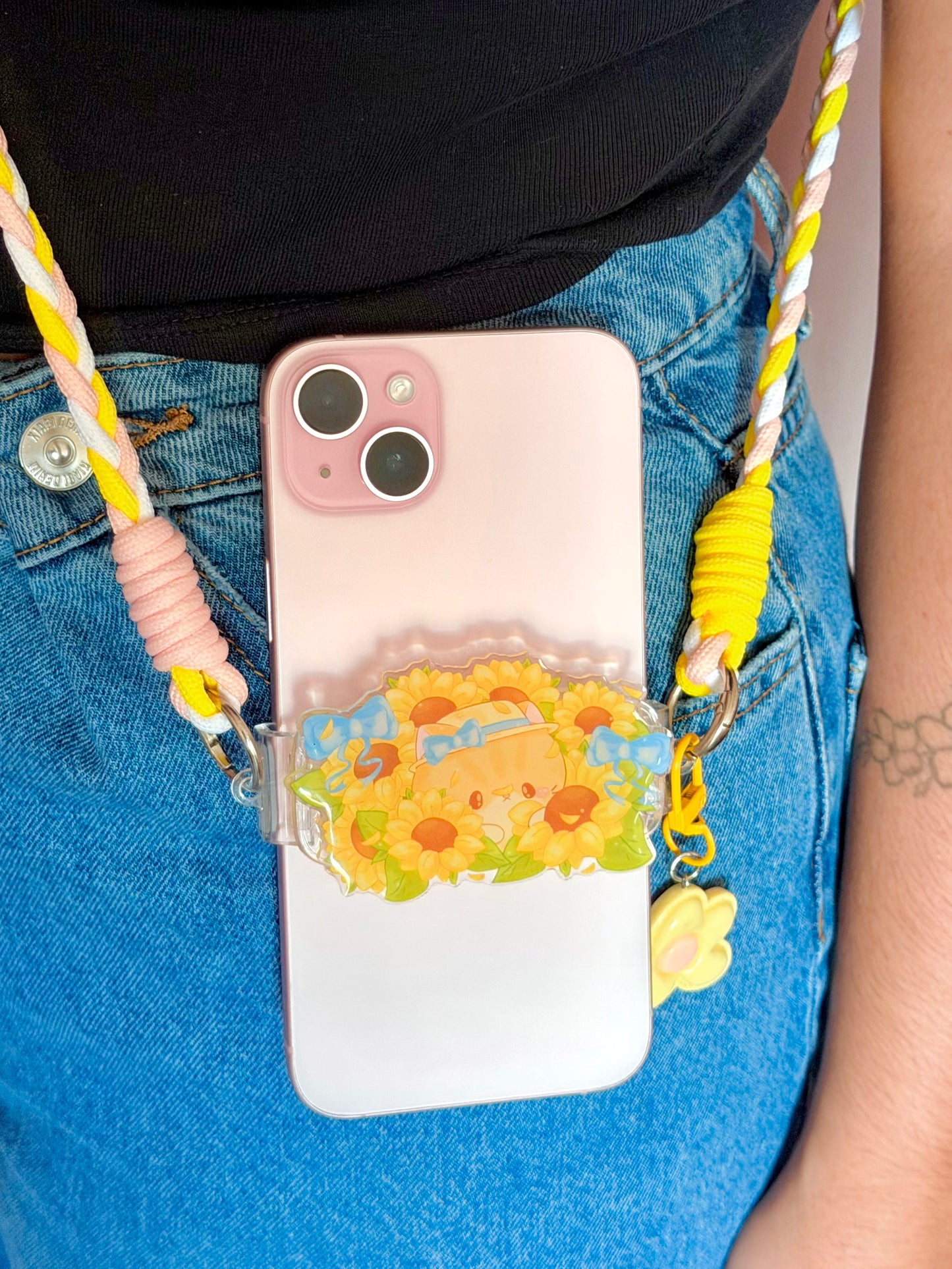 Lanière de téléphone - Smoothie Tournesols