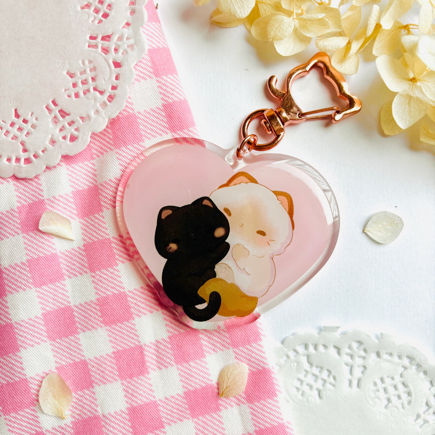 Porte-clefs Chat Câlin