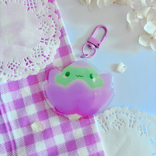 Porte-clefs Grenouille nénuphar