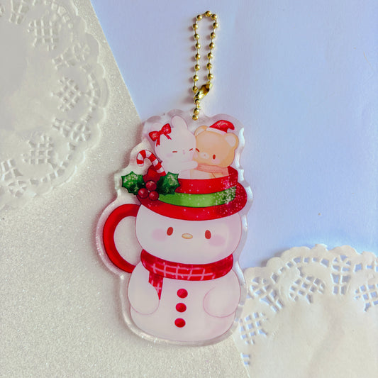 Noël - Décoration Bonhomme de neige Usagi Kuma EDITION LIMITEE
