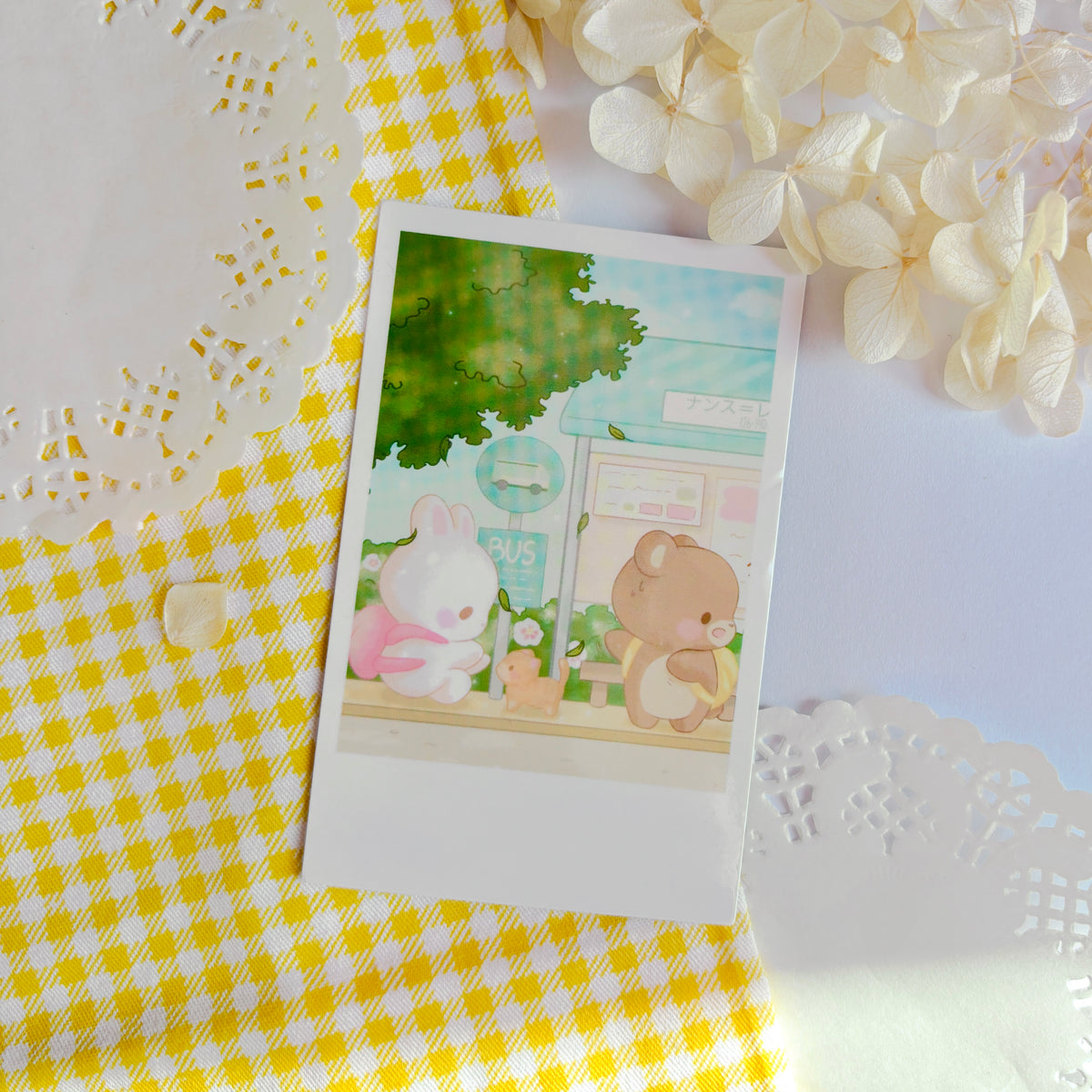 Polaroid Usagi Kuma Smoothie Bus